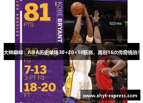 大帅巅峰：NBA历史单场30+20+10新高，再创16次传奇统治！